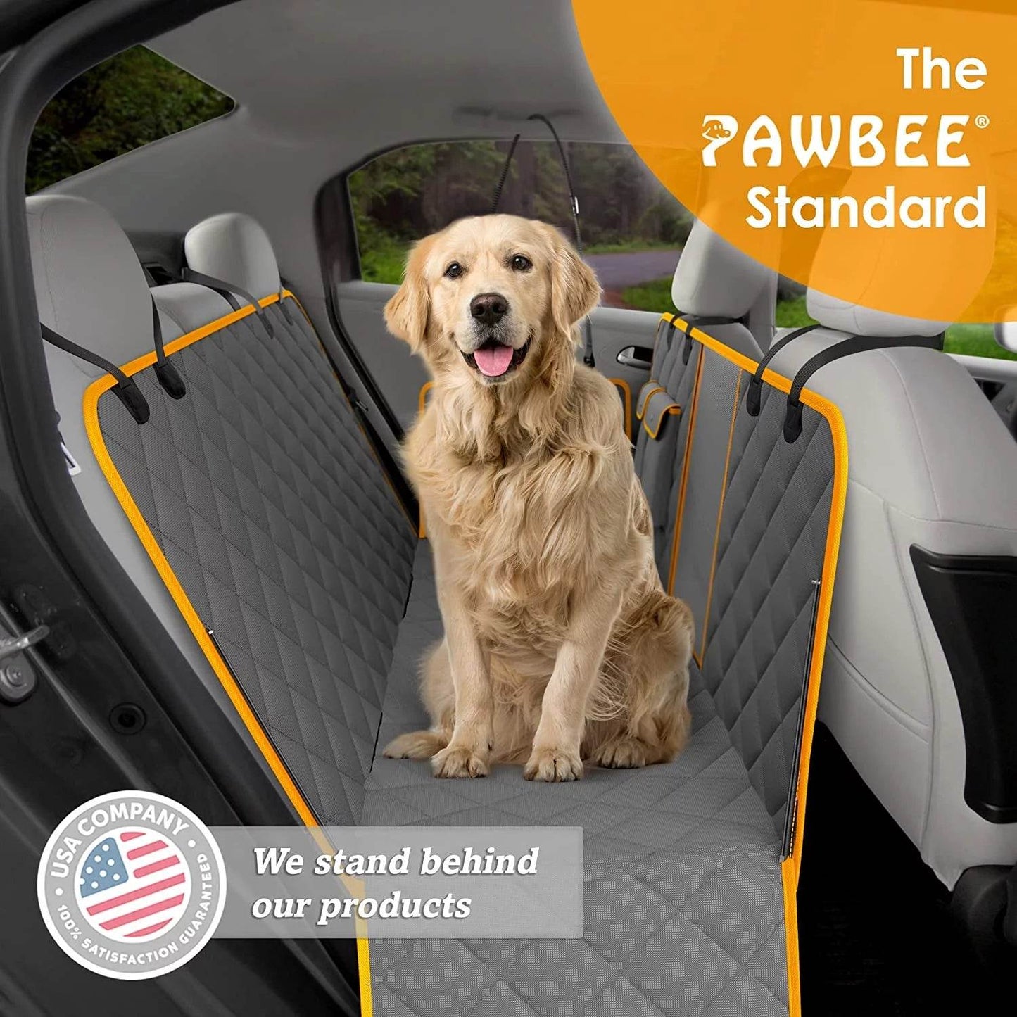 Luxury Dog Car Seat Cover Hammock – Max & Rex Collection