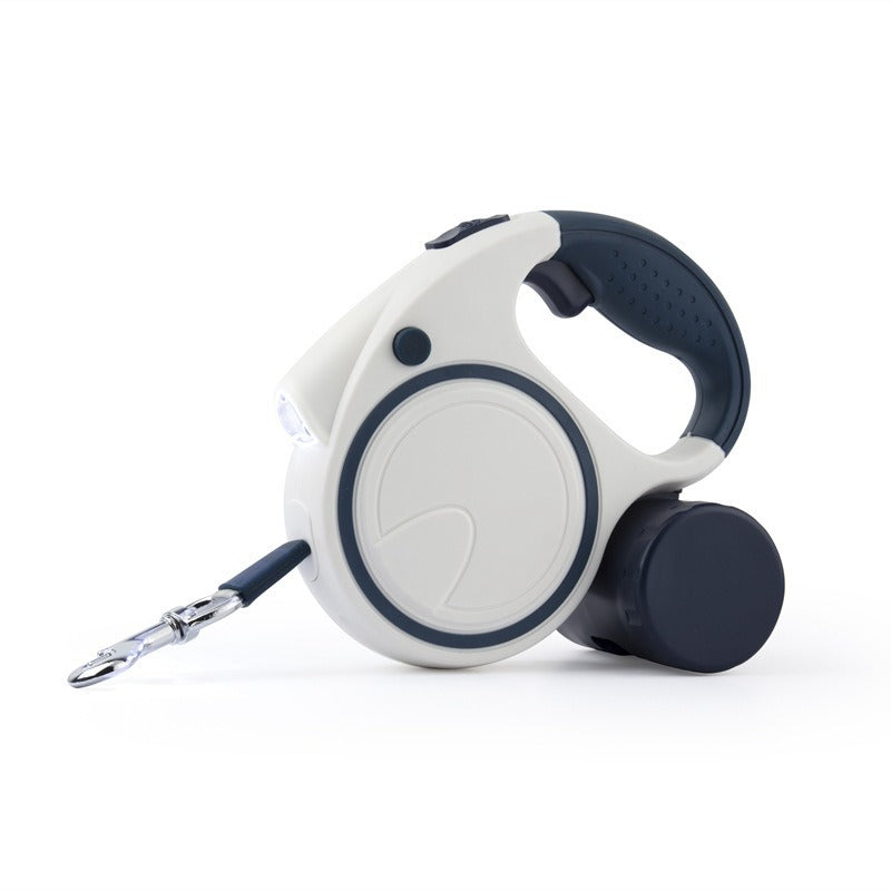 Retractable Dog Leash with Built-In Flashlight – 5m, Waterproof
