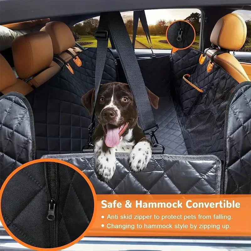 Pet Zen 100% Waterproof Car Rear Seat Cover – Heavy Duty