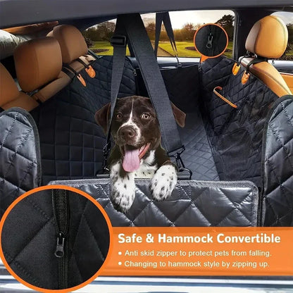 Pet Zen 100% Waterproof Car Rear Seat Cover – Heavy Duty