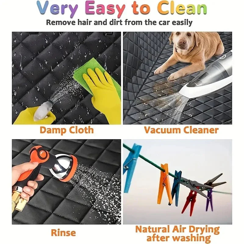 Pet Zen 100% Waterproof Car Rear Seat Cover – Heavy Duty