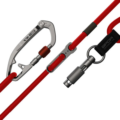 GPCA Dog Leash Set PRO – Steel & Titanium Grip Options