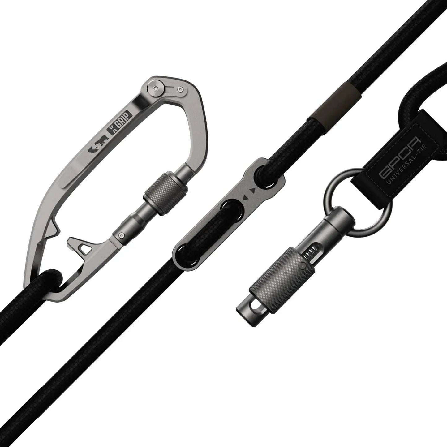 GPCA Dog Leash Set PRO – Steel & Titanium Grip Options