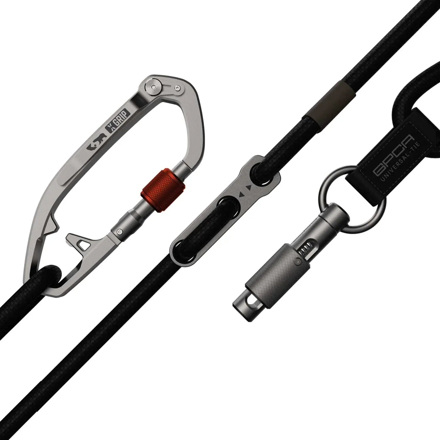 GPCA Dog Leash Set PRO – Steel & Titanium Grip Options
