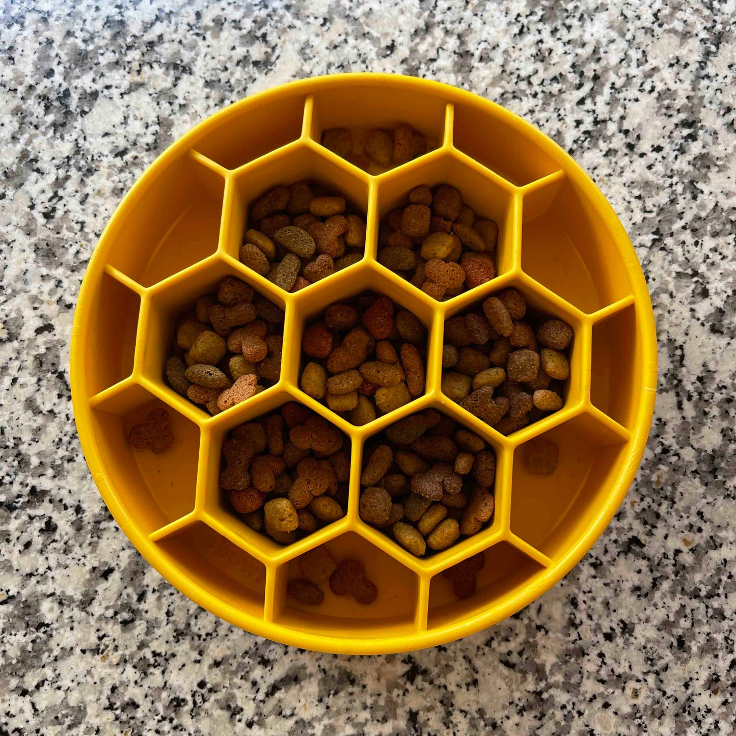 SodaPup Honeycomb Slow Feeder Dog Bowl – Enrichment & Anxiety Relief