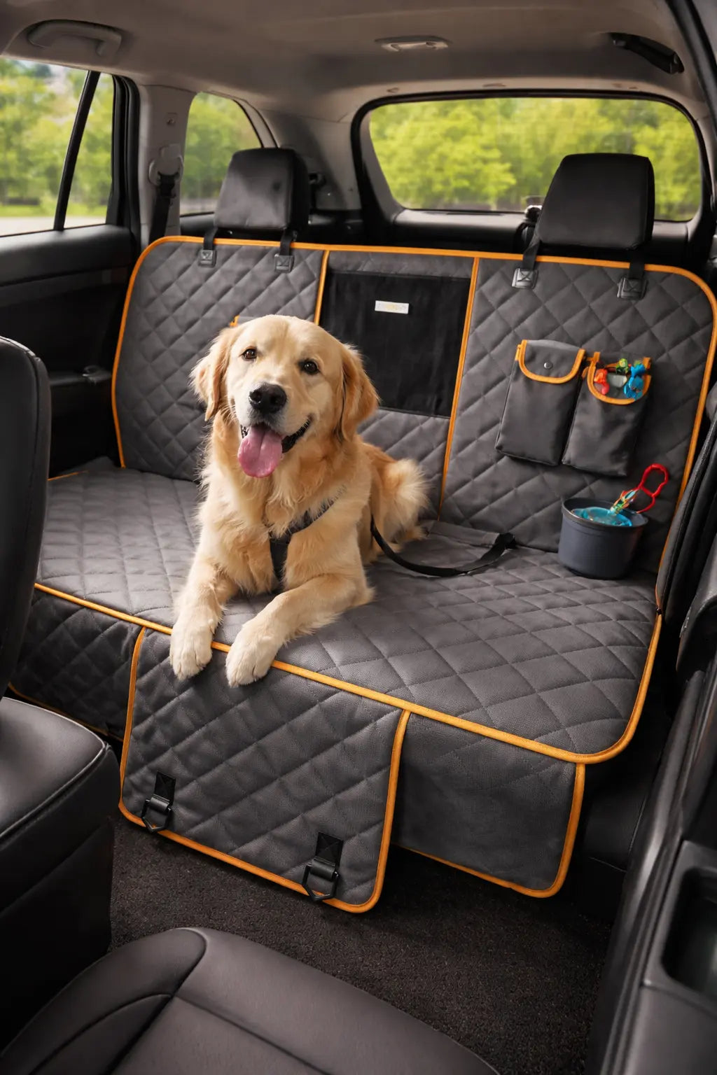 Luxury Dog Car Seat Cover Hammock – Max & Rex Collection